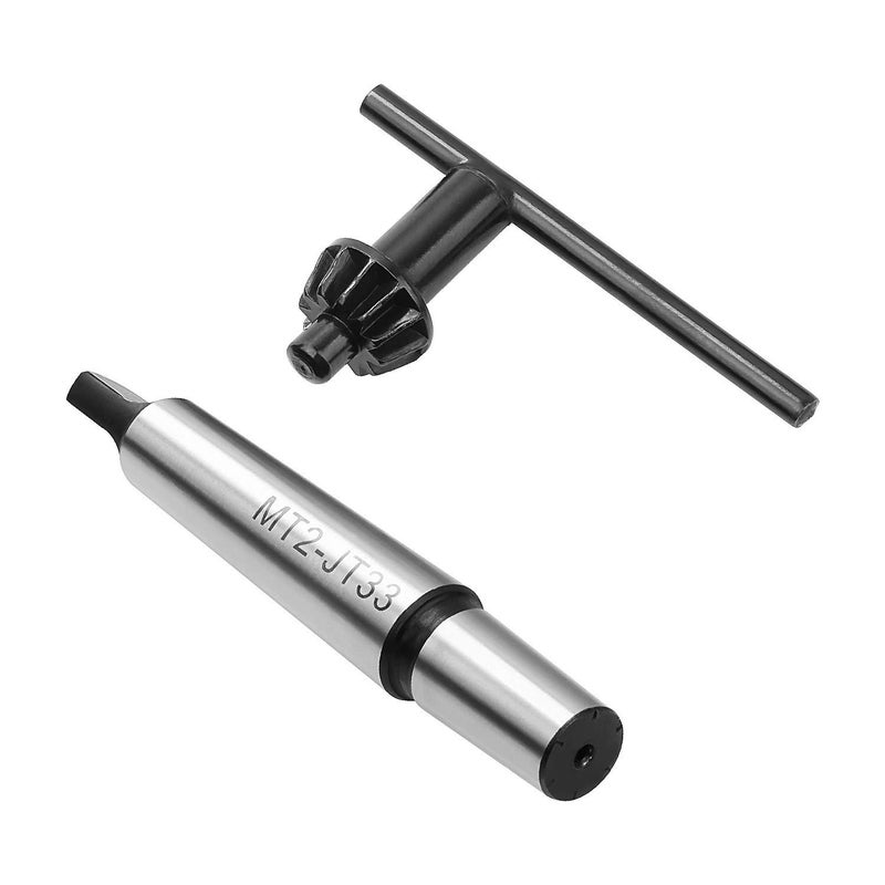 HNBun 1/32" - 5/8" MT2 Drill Chuck for Lathe, Heavy Duty Drill Press Chuck Adapter Converter with Quick Change MT2 Shank with Chuck Key - Image 2